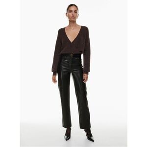 Aritzia Wilfred The Melina Pant Vegan Leather
